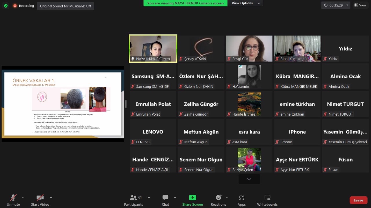 Online Webinar-Tamamlayıcı ve Alternatif Tedavilerin Yeni Gözdesi: Su Jok Terapi 